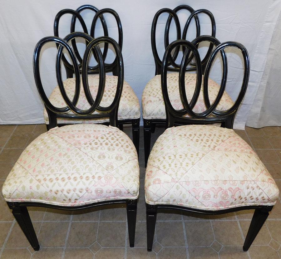 Set of 4 Side Chairs Attributed to Dennis Leen (1 of 4)