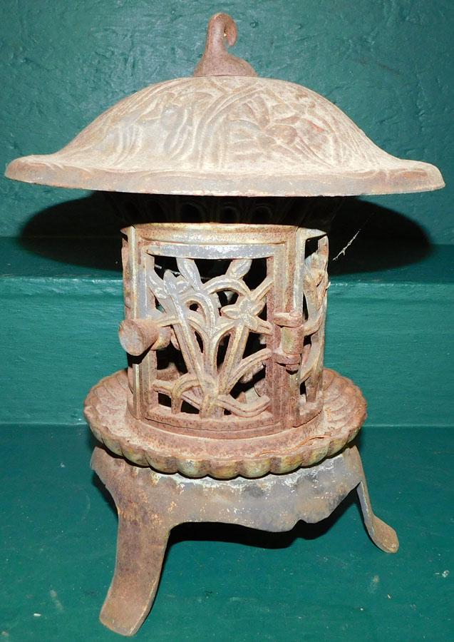 Cast Iron Outdoor Candle Lantern (1 of 4)