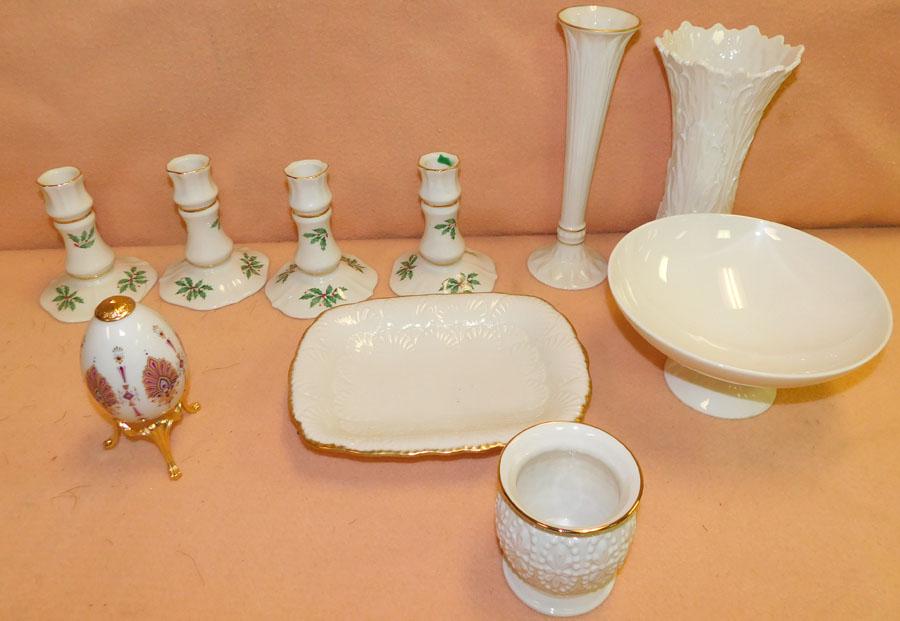 Lot Lenox Porcelain Items: Lot Lenox Porcelain Items.