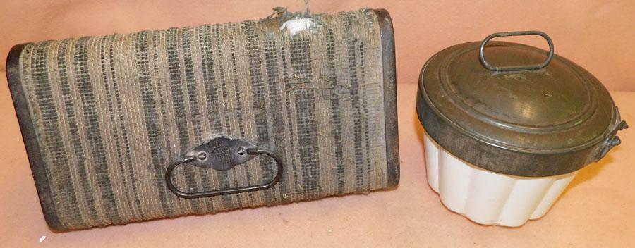 Porcelain Jelly Mold & Antique Foot Warmer (1 of 5)