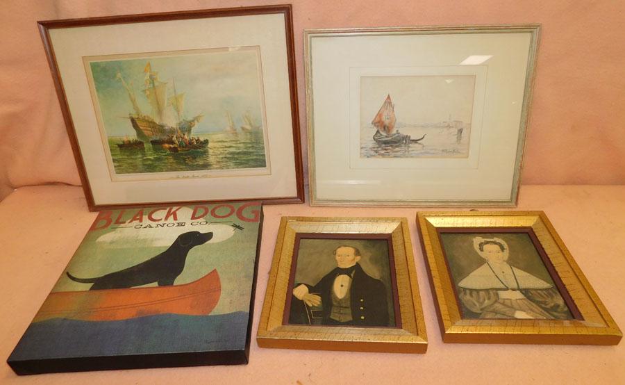 Lot 5 Framed Prints (1 of 6)