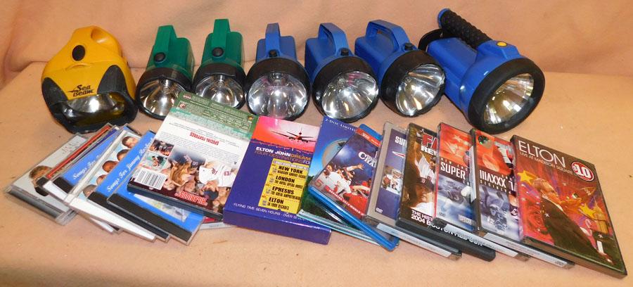 Lot Vintage Flash Lights - DVDs (1 of 4)