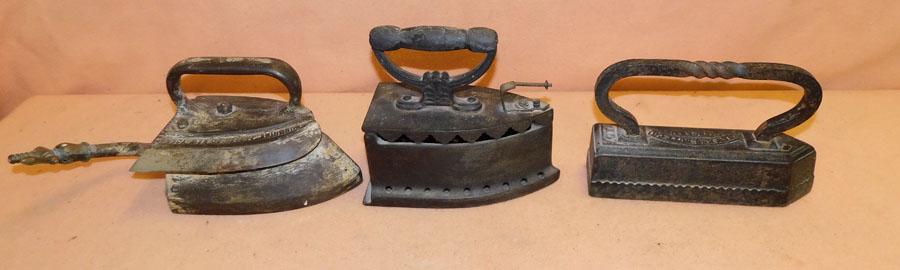 Three Antique Flat Irons (1 of 3)