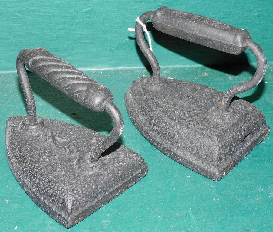 Two Cast Iron Flat Irons (1 of 3)