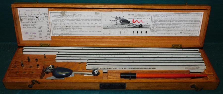 Keuffel & Esser Lettering Set (1 of 6)