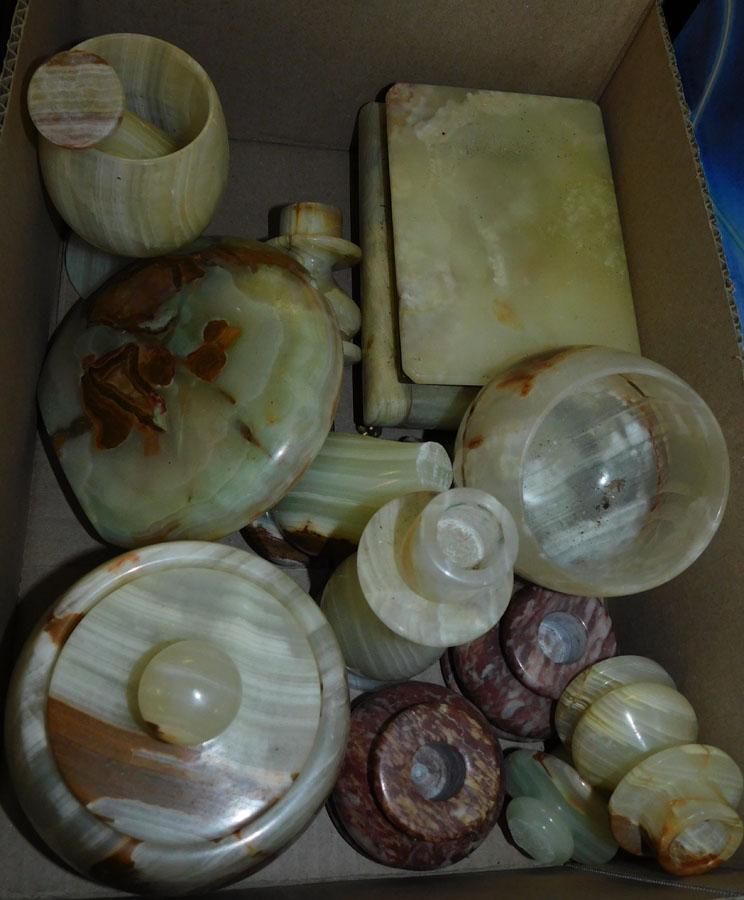 Lot Stone Carved Items (1 of 5)