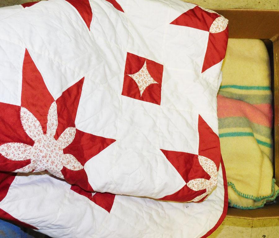 Handmade Quilt & Wool Quilt (1 of 1)