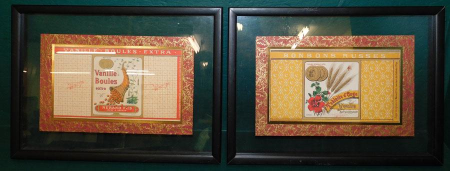 Two Framed French Advertisings (1 of 4)