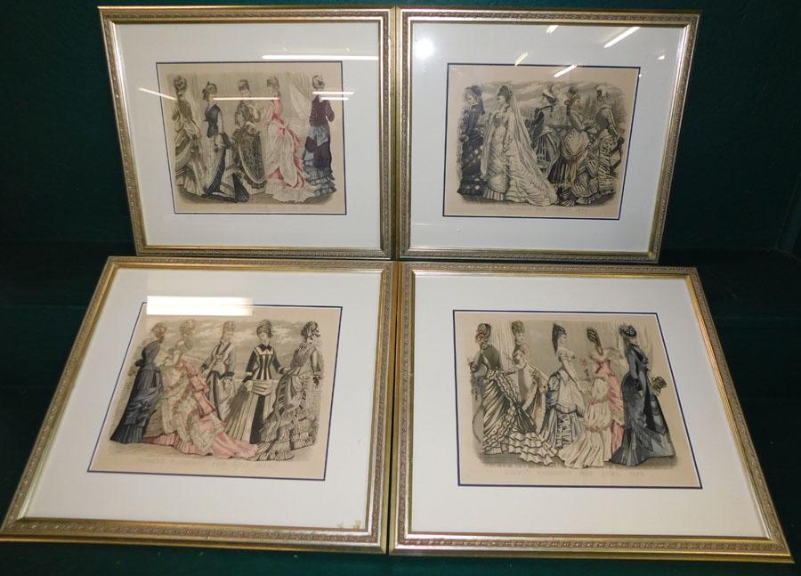 Lot 4 Framed Fashion Prints (1 of 6)