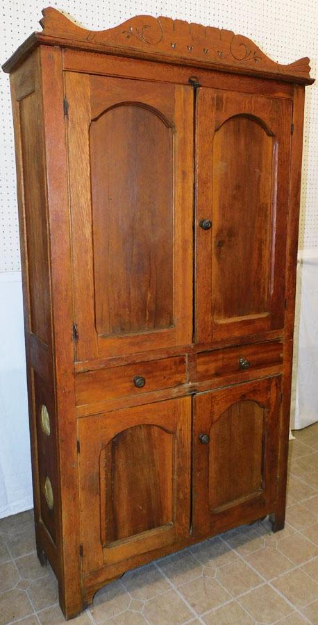 Antique Oak Cabinet (1 of 5)