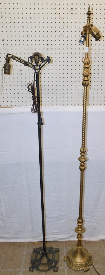 Two Metal Floor Lamps (1 of 4)