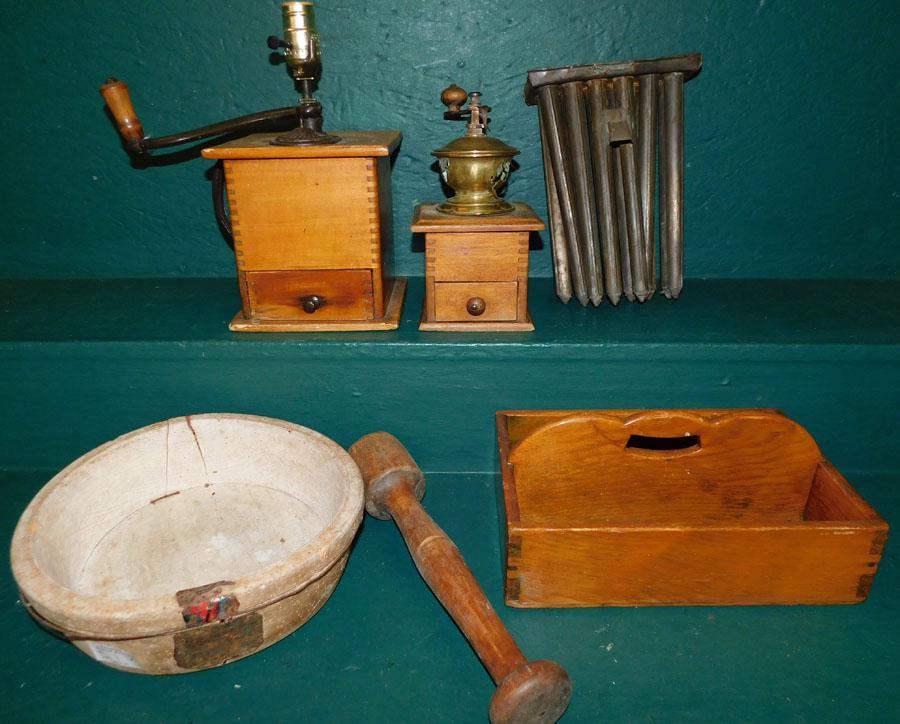 Antique Coffee Mill - Candle Mold - Primitive Country Items (1 of 3)