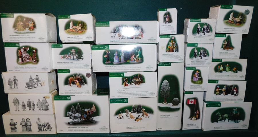 Lot Dept 56 Christmas Village Items (1 of 6)