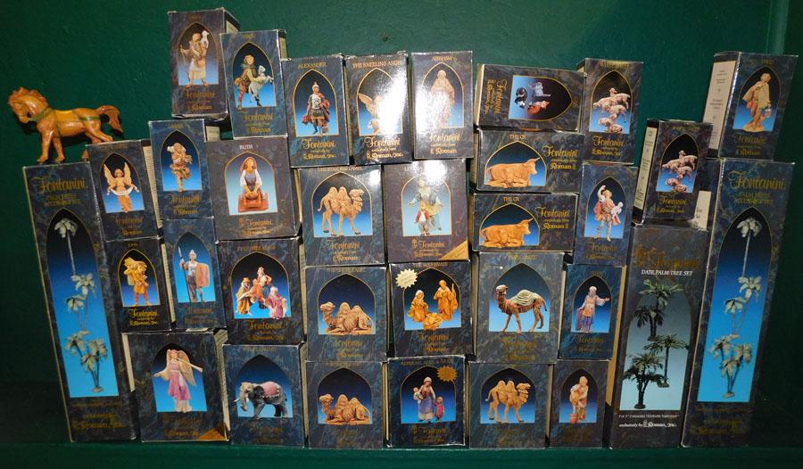 Lot Fontanini Nativity Set Pieces (1 of 6)