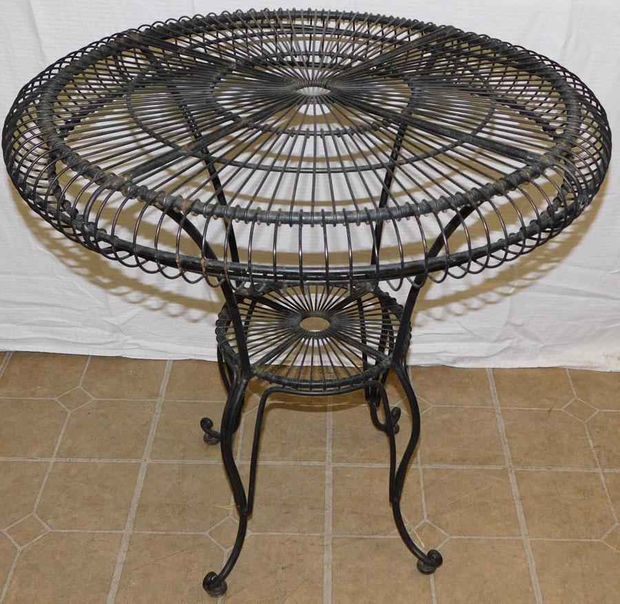 Wrought Iron Round Table (1 of 2)