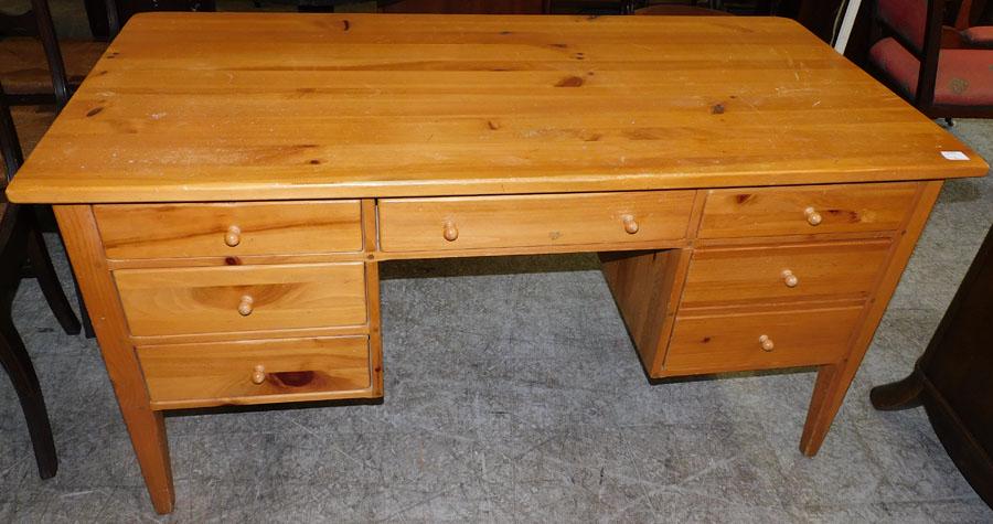 Pine Desk By Ethan Allen (1 of 6)