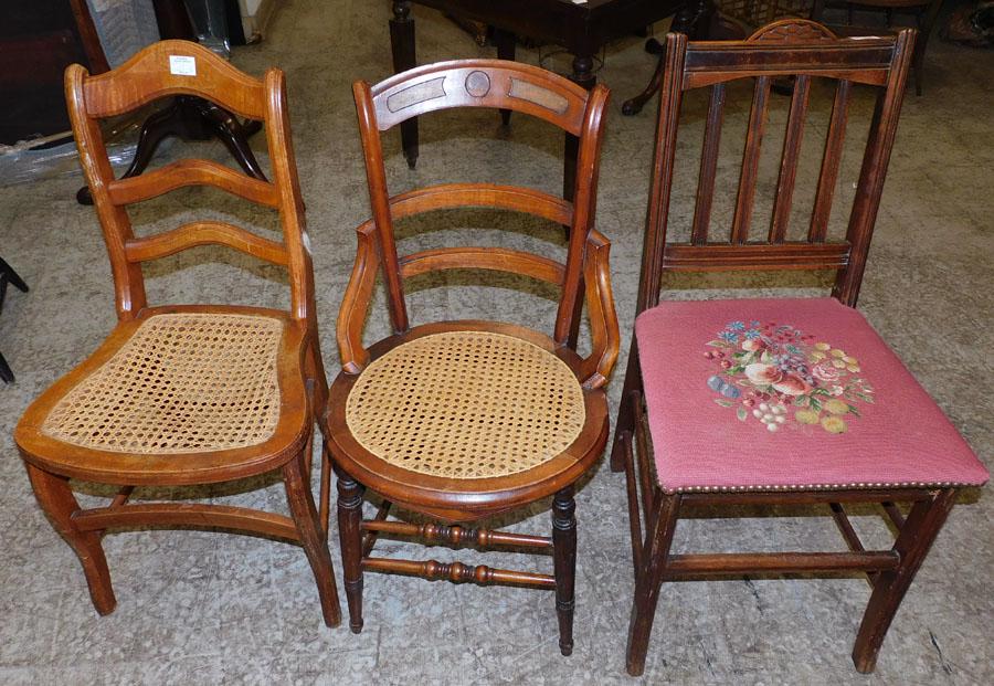 Three Antique Side Chairs (1 of 3)