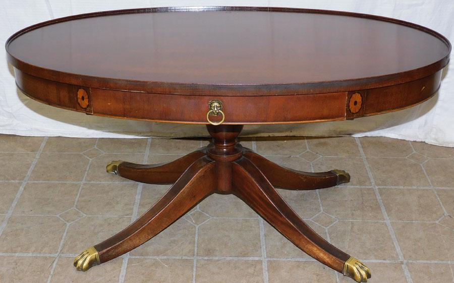 Mahogany Inlaid Coffee Table (1 of 3)