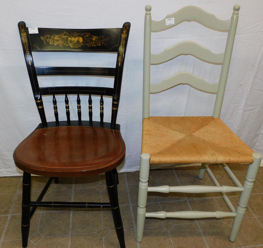 Two Painted Side Chairs (1 of 3)