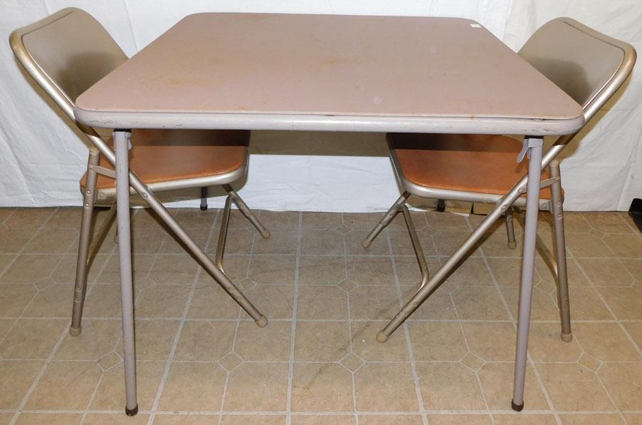 Folding Card Table & 2 Chairs (1 of 1)