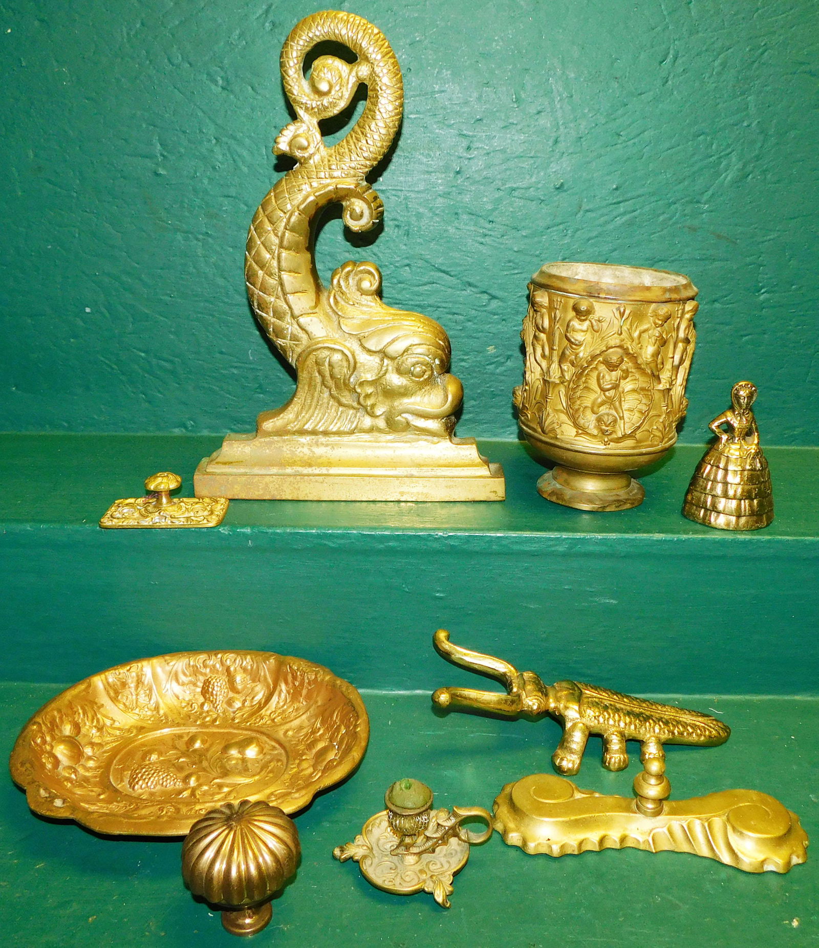 Lot  Antique Brass Items (1 of 7)