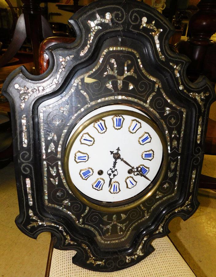 19th C MOP Inlay Bakers Clock (1 of 4)