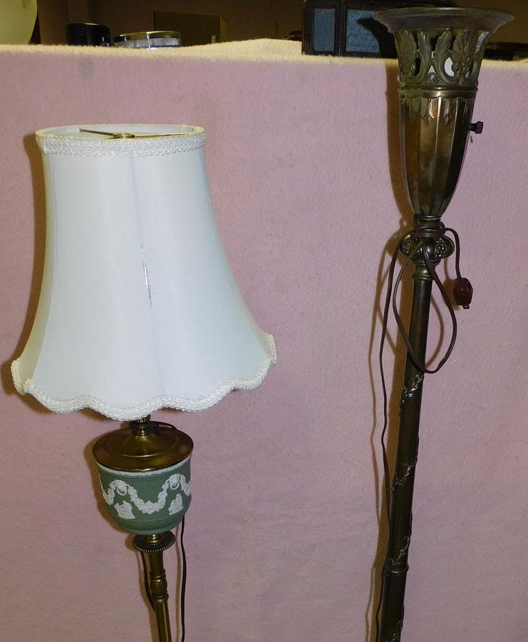 Two Metal Floor Lamps (1 of 7)