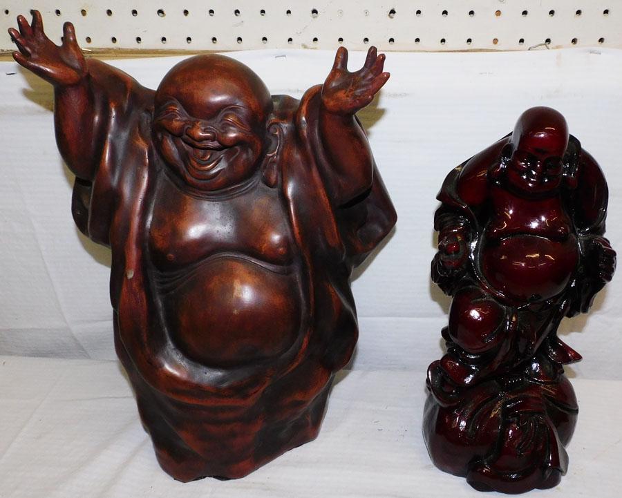 Two Resin Buddha Figures (1 of 6)