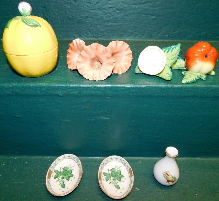 Lot 7 Herend Porcelain Items (1 of 7)