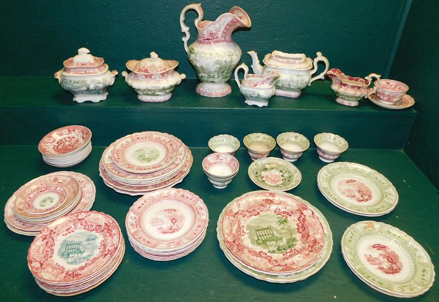 English Dinner Set ( Some Adams Palestine): English Dinner Set ( Some Adams Palestine).