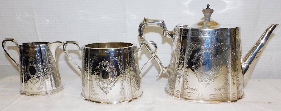 Three Silver Plate Pitchers (1 of 4)