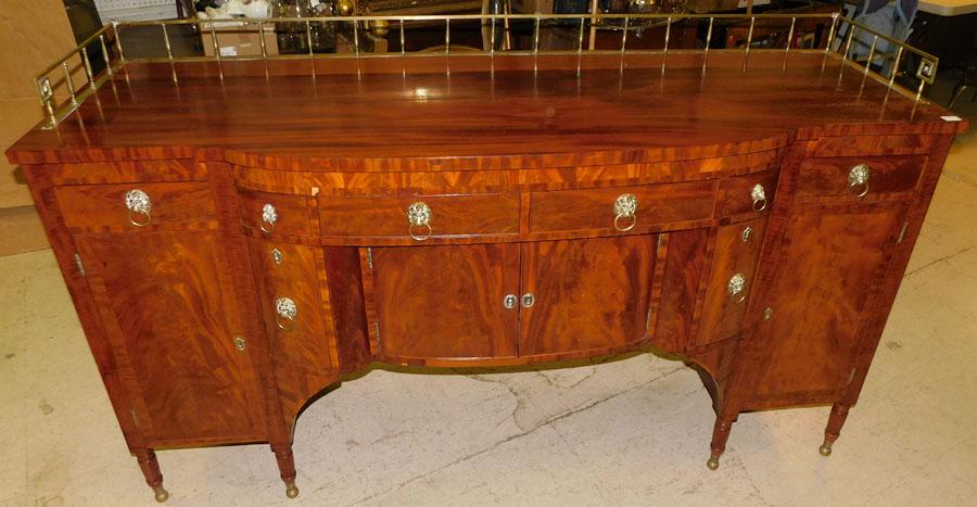 19th C Mahogany New York Sideboard (1 of 10)