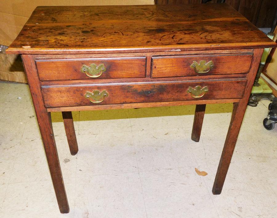 18th C Elm Wood Low Boy (1 of 5)