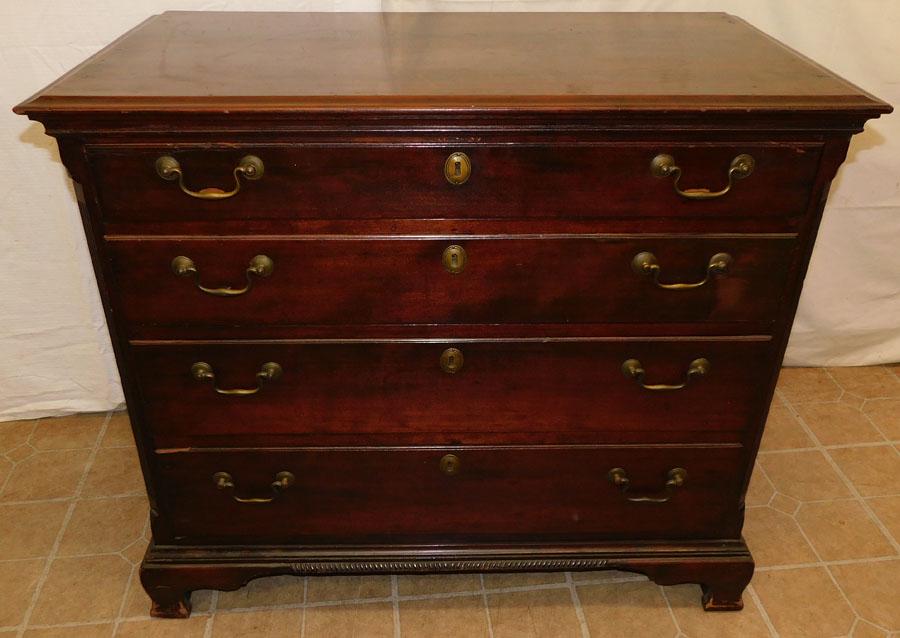 19th C American Cherry 4 Drawer Batchelor's Chest (1 of 6)