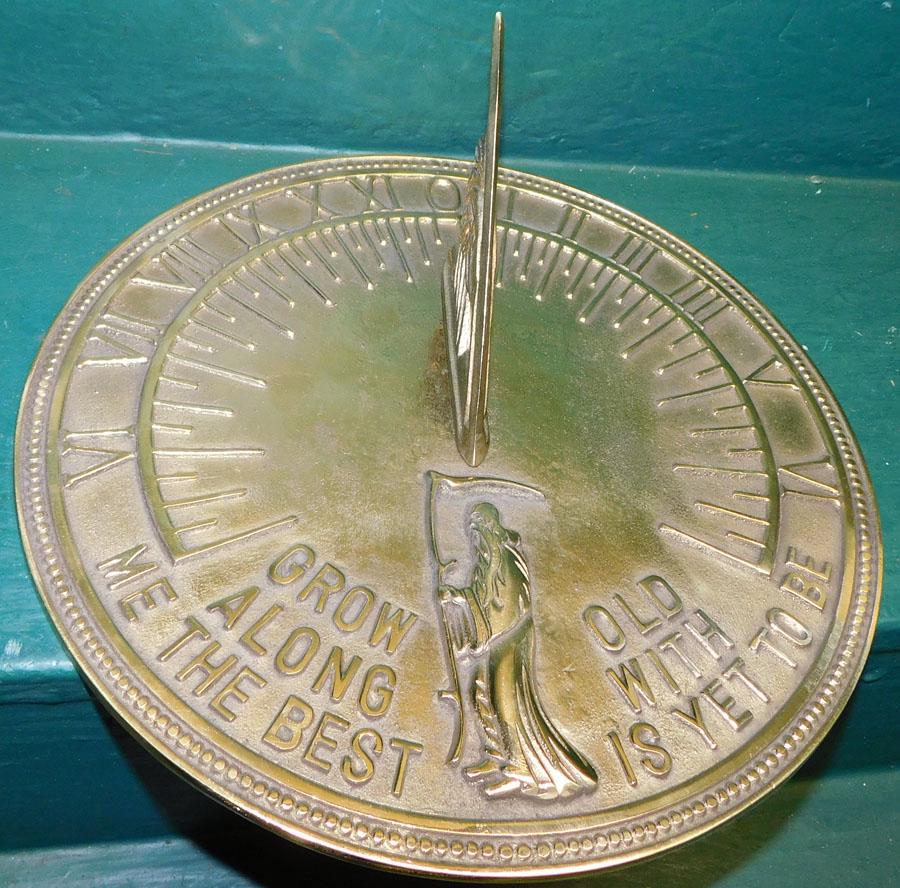 Cast Brass Sundial (1 of 3)