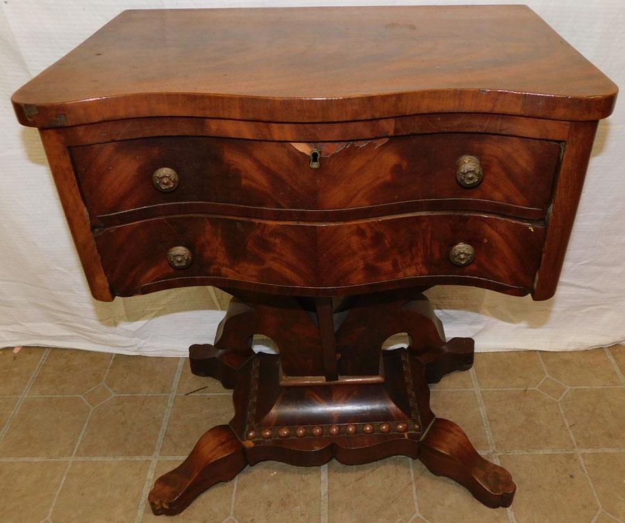 Empire Mahogany Work Table (1 of 5)
