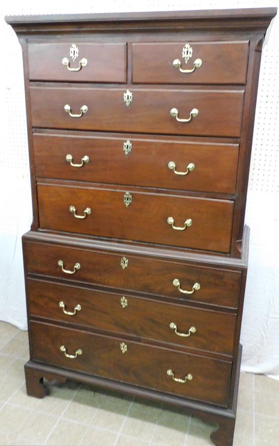 19th C Cherry Chest On Chest (1 of 6)
