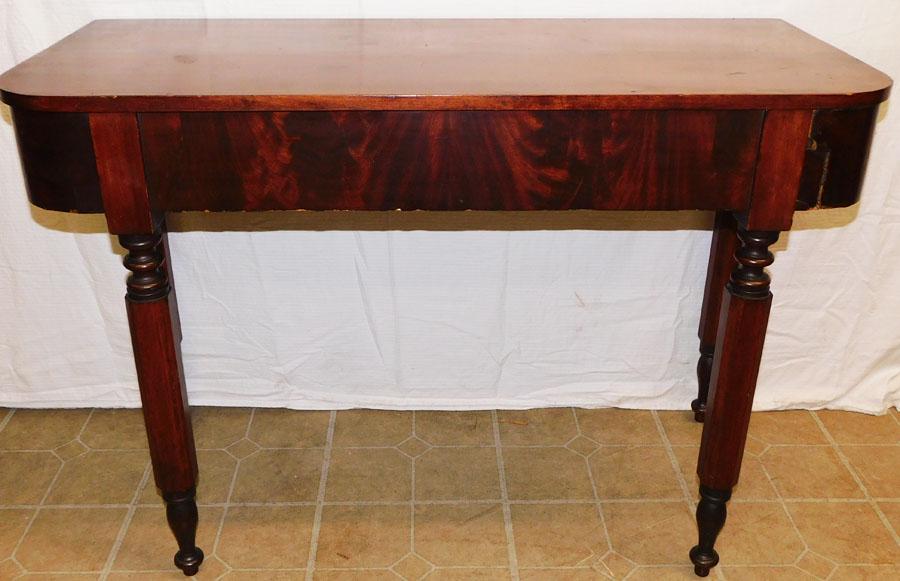 19th C Cherry Console: 19th C Cherry Console. 42" W 18 1/2" D 28 3/4" H