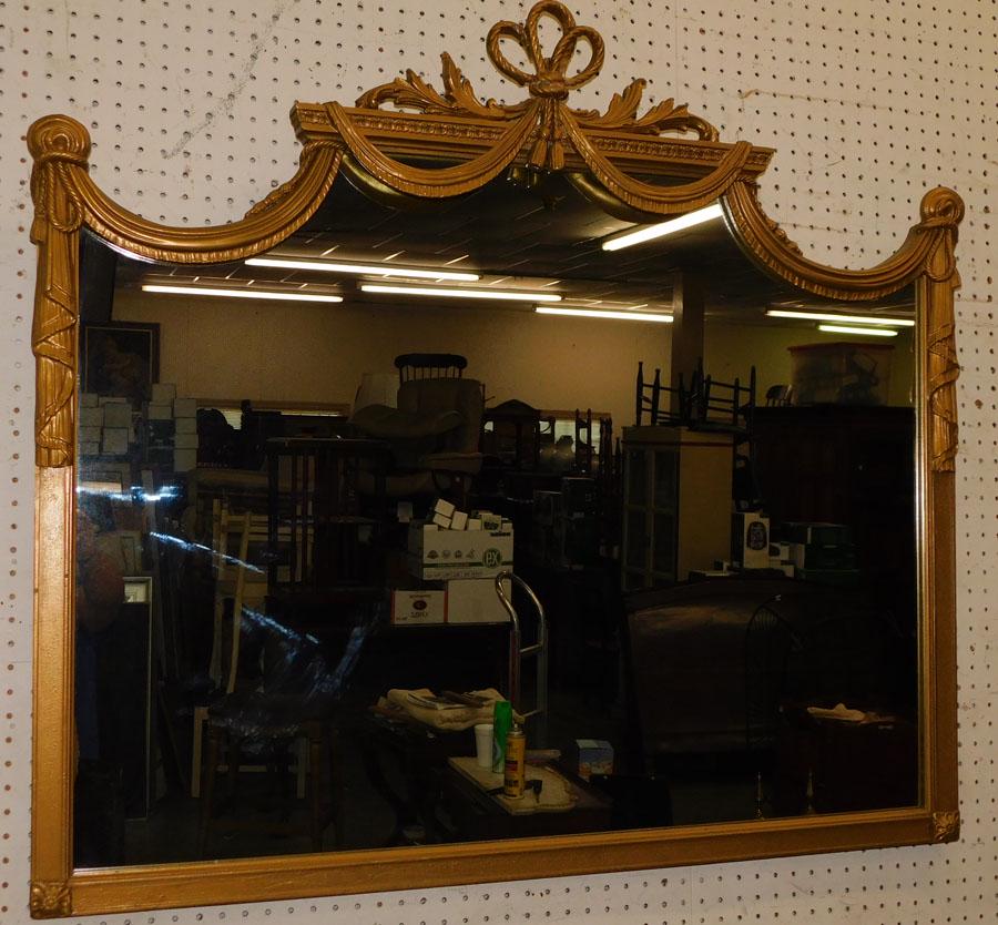 Antique Gilded Framed Mirror (1 of 7)