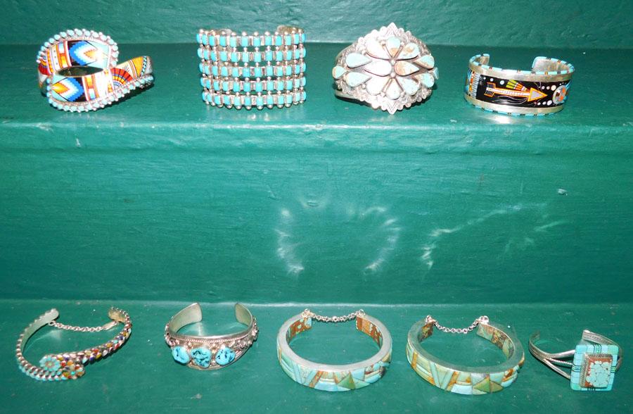 Lot 9 Sterling Bracelets (1 of 6)