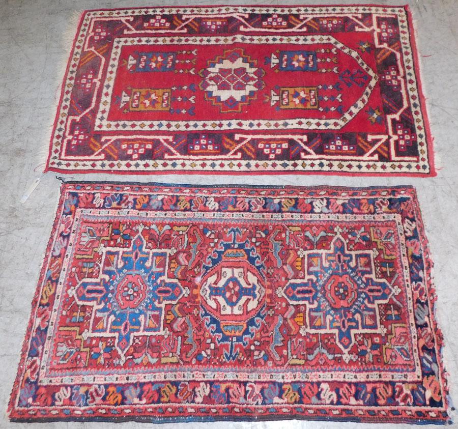4' 4" X 2' 8" & 3' 10" X 2' 5" Handmade Oriental Rugs (1 of 7)