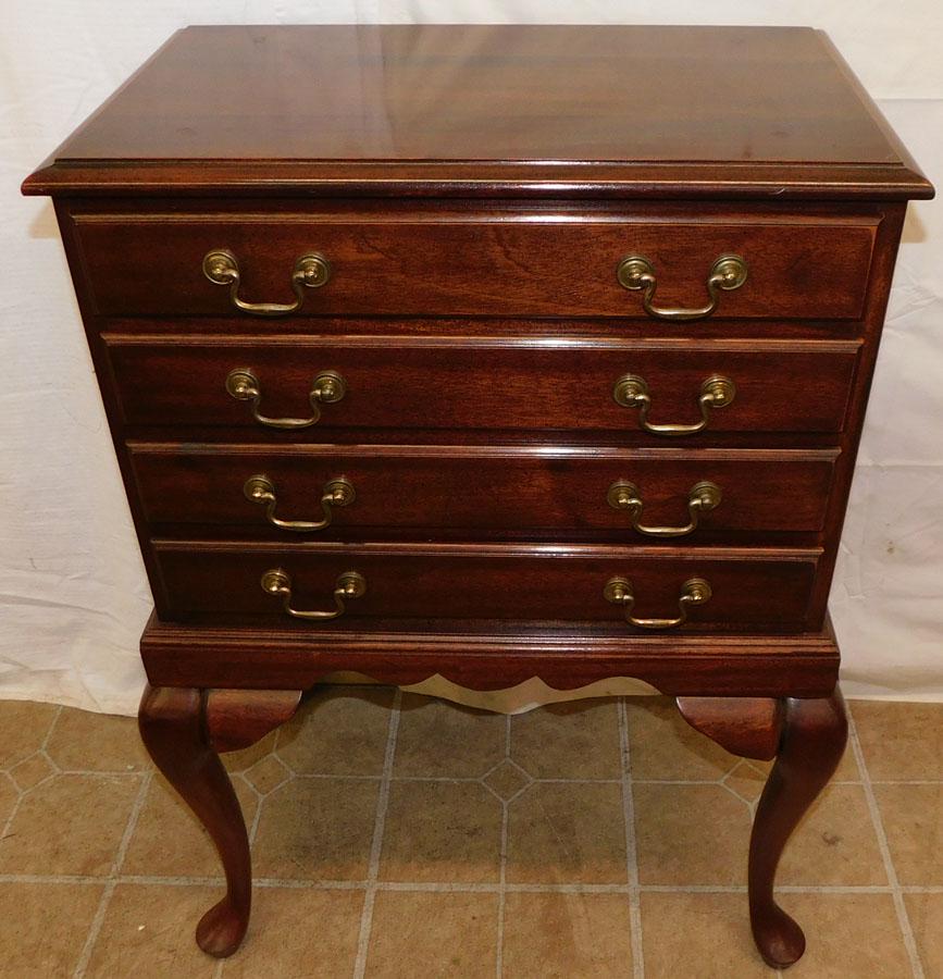 Queen Ann Style Cherry Silver Chest By Crescent (1 of 5)