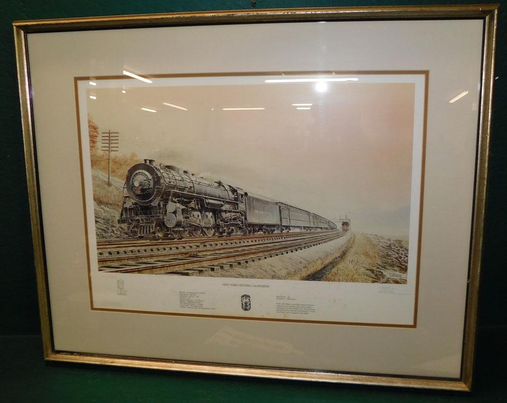 Pencil Signed & Numbered NY Central Railroad Framed Print (1 of 5)
