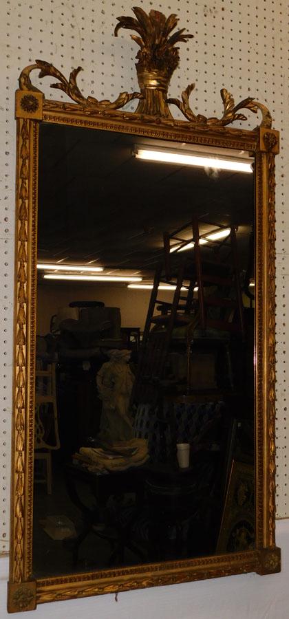 Antique Gilded Framed Carved Mirror (1 of 7)