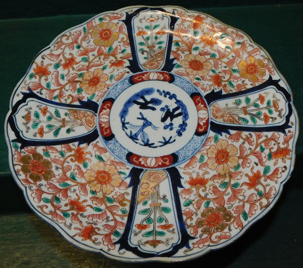 19th C Imari Porcelain Bowl (1 of 2)
