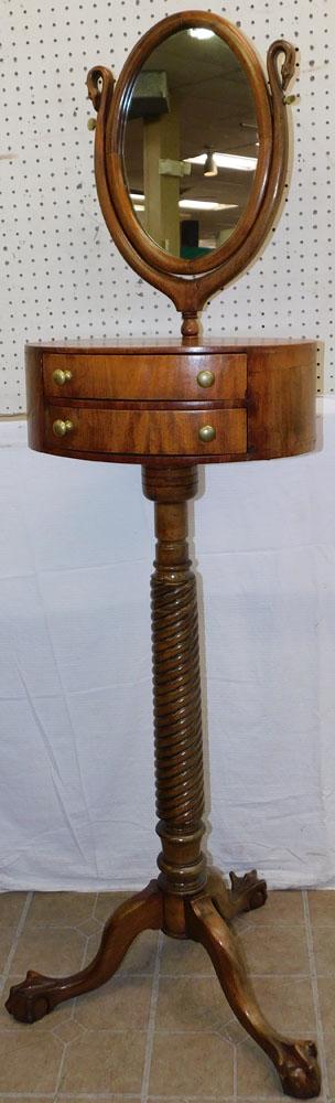 Mahogany Shaving Stand W/ Swan Motif (1 of 5)