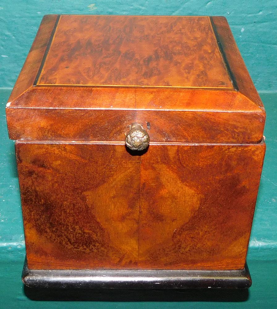 Mahogany & Burl Walnut Box (1 of 4)