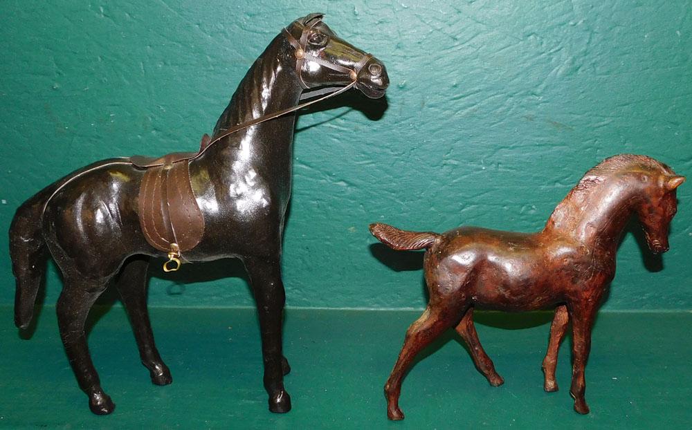 Leather Horse Figure & Metal Horse Figure (1 of 3)