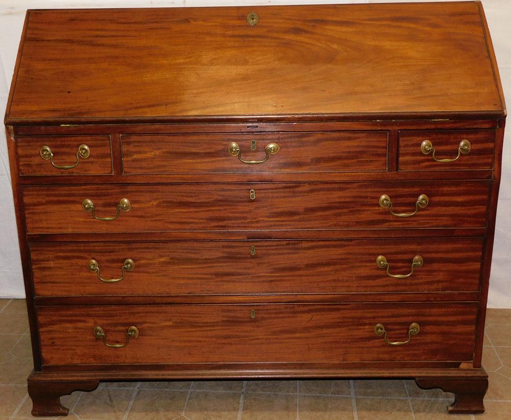 19th C Mahogany Slant Front Desk (1 of 6)
