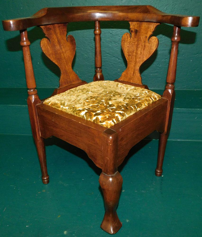 Mahogany Childs Corner Chair (1 of 3)